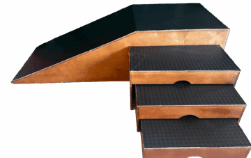 Wooden Therapy Steps & Incline Ramp