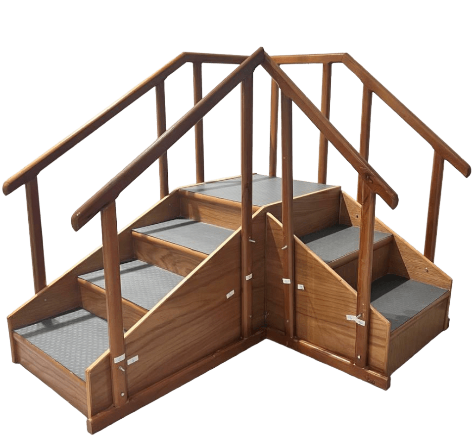 Corner Staircase Unit for Physical Therapy