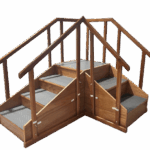 Corner Staircase Unit for Physical Therapy